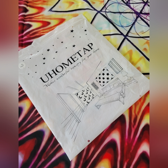 Tapestry NEW IN PACKAGE. 60" x60" beautiful bright colors. Any room or outside - Picture 7 of 8